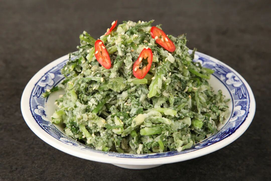 粉蒸红薯叶.jpg 粉蒸红薯叶.jpg